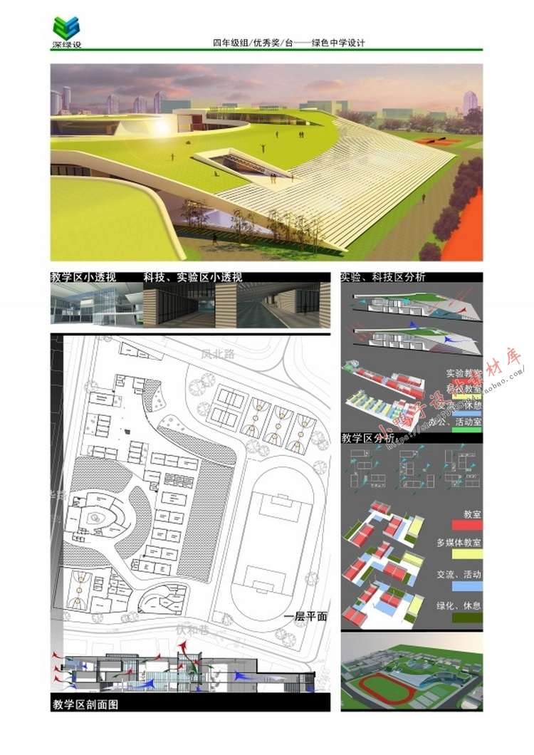 设计资源-全国绿色建筑设计竞赛高清获奖资料集合集