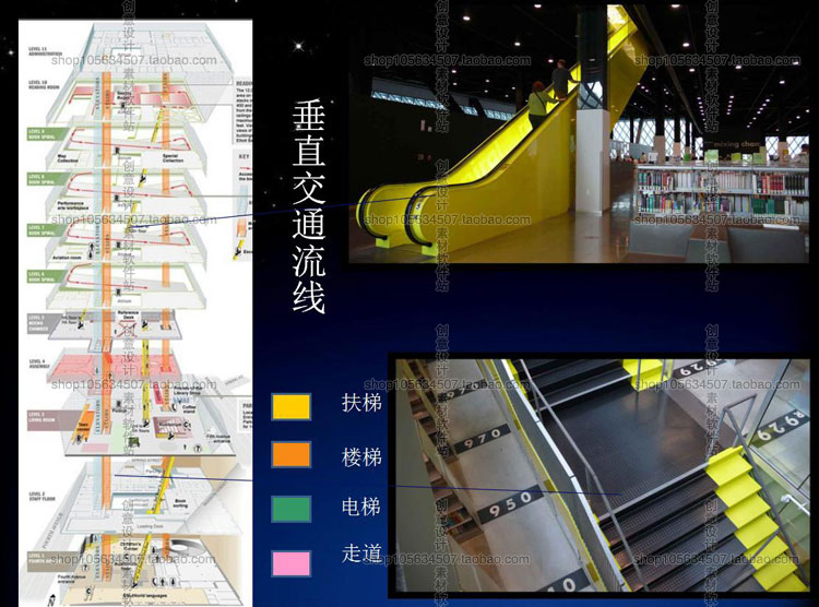 设计资源图书馆建筑设计素材合集CAD图纸-SU模型方案文本施工图041