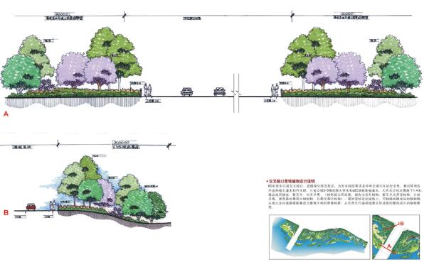 8张景观手绘剖面图