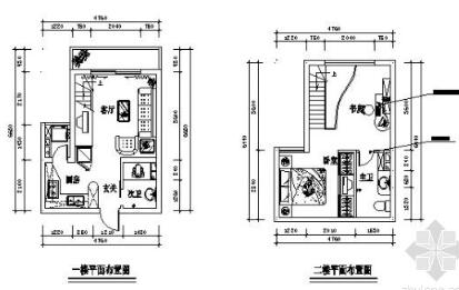 小跃层家装施工图