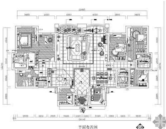 欧式美式风格六居室装修图(有效果)