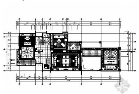 安徽某现代风商业别墅样板房施工图