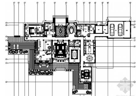 上海豪华样板商业别墅施工图（有实景）