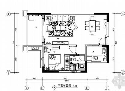 广州南湖某花园洋房C户型室内装修图（有选材表）