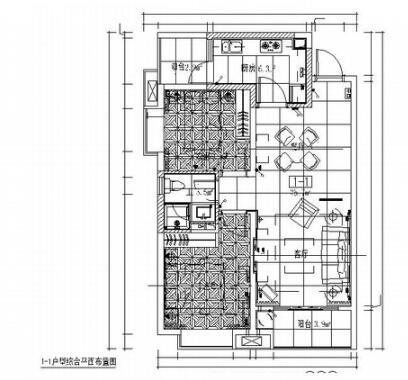 广州著名设计企业公寓楼现代风风格样板房室内设计施工图