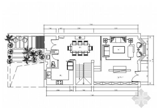 精品独栋现代风简约三层商业别墅室内装饰施工图（有效果及软