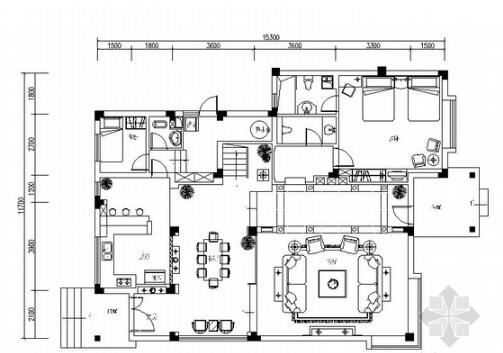 成都高档社区三层商业别墅欧式美式风格装修图（有实景图）