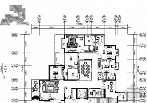 深圳195平经典豪华欧式美式五居室样板间装修设计施工图