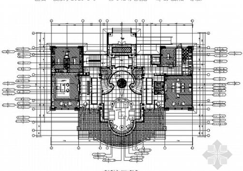 福建豪华古典欧式美式风格酒店式公寓装修室内设计施工图（