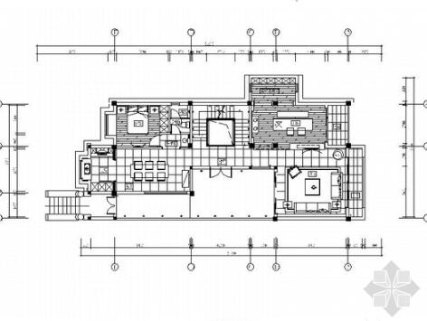 福建380平简约现代风风格两层商业别墅施工图（有高清实景