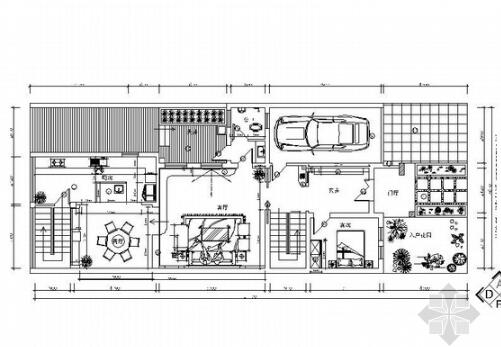 福州日式山水田园混搭三层商业别墅室内装修图（有效果）