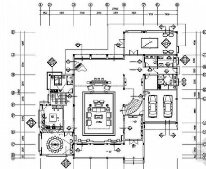 福建中式5层温馨典雅商业别墅室内设计CAD施工图