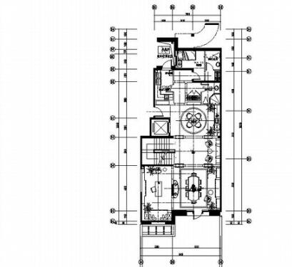 北京优雅法兰西风情三层商业别墅住宅CAD施工图（有效果