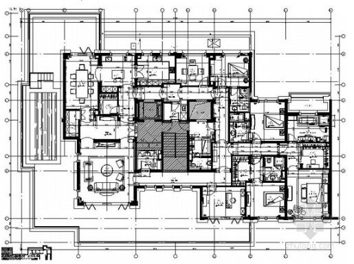 上海房地产集团旗下典雅现代风风格大户型样板间装修施工