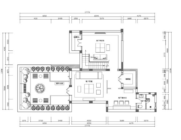 保定红山庄园新中式风格商业别墅设计施工图（附效果图）