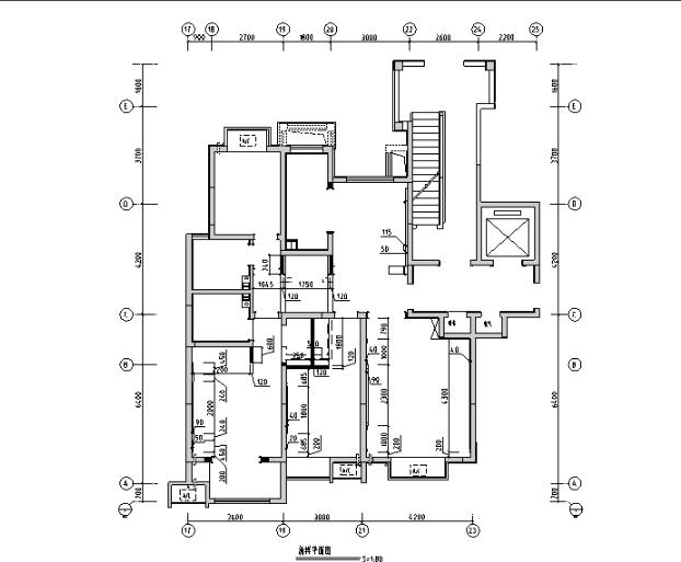 浪漫法式风格星河上城样板间设计施工图（附效果图）