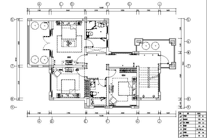 上海风景水岸样板房设计施工图（附效果图+模型）