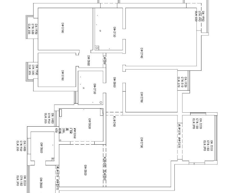 西安蔚蓝观园三室两厅两卫整体设计方案（附效果图）