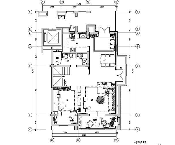 山东建邦原香溪谷上跃户型样板间设计施工图（附效果图