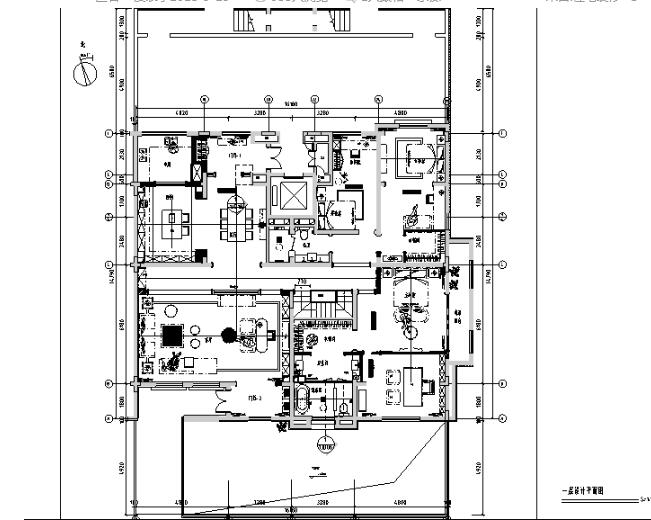 山东原香溪谷360平米下跃户型样板间设计施工图（附效