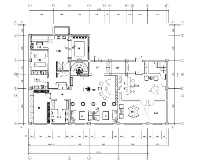 内蒙古鄂尔多斯某二层欧式美式古典豪宅施工图