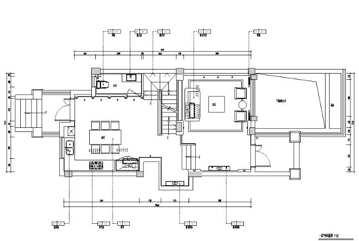 简约古典园林风格丽景英郡样板房设计施工图（附效果图）