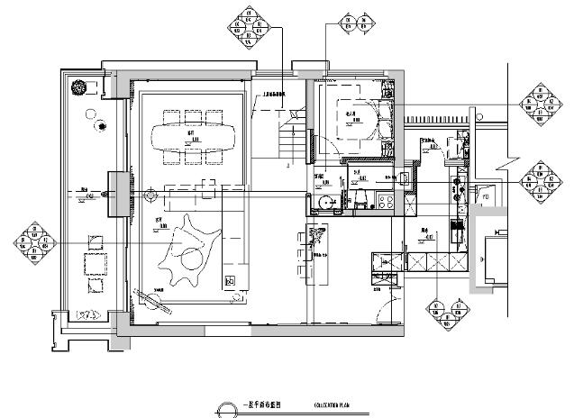 鸿壹方中心玖誉6C户型住宅设计施工图（附效果图+物料书