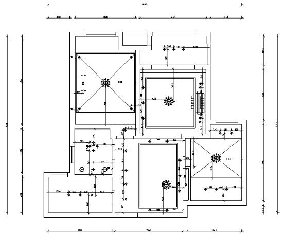 江苏现代风简约C户型样板房设计施工图（附效果图）