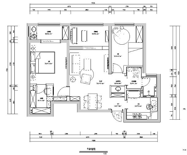 紫嫣默然|绿地金融城住宅设计施工图（附效果图）