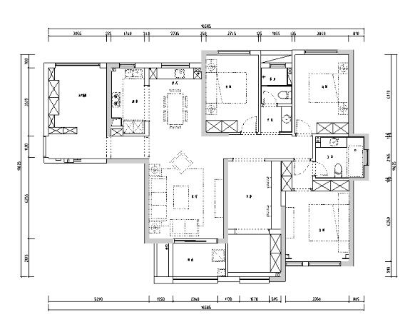 姚黄魏紫|复地东湖国际住宅设计施工图（附效果图）