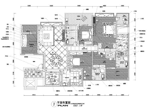 新古典风格住宅设计方案+施工图（JPG+CAD）49页