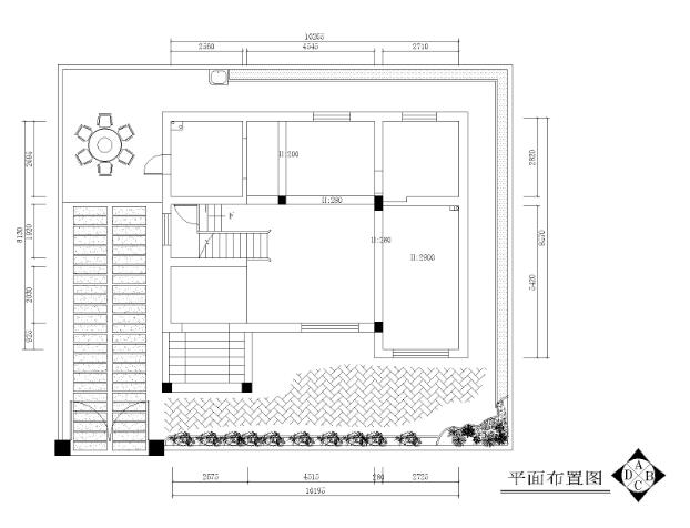 名仕御园三居室家居装修图