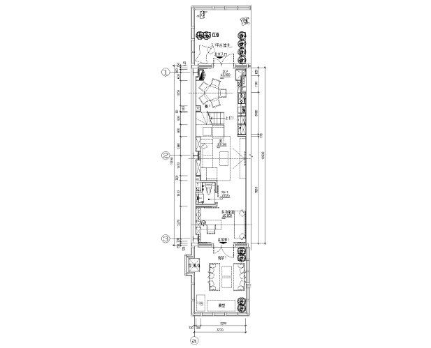 北京大兴万科天地84米挑高样板间CAD全套施工图+设计