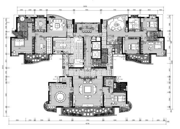 香港逸森建筑-梧桐山陈先生私人豪宅CAD施工图丨设计方