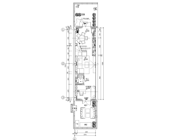 北京大兴万科天地84米挑高样板间CAD全套施工图+设计