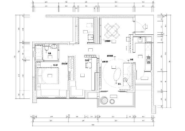 香港九龙仓高新区三单元样板间丨施工图