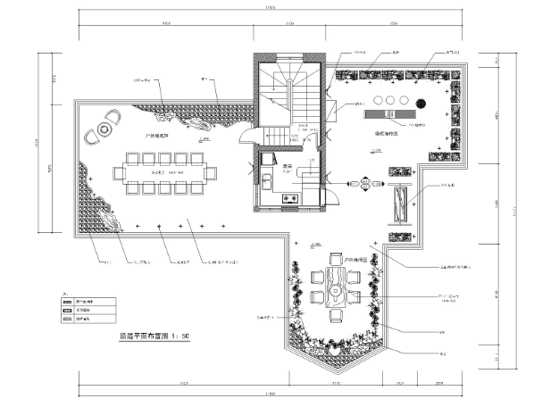 河北沈钧儒故居-3三层商业别墅室内装修CAD