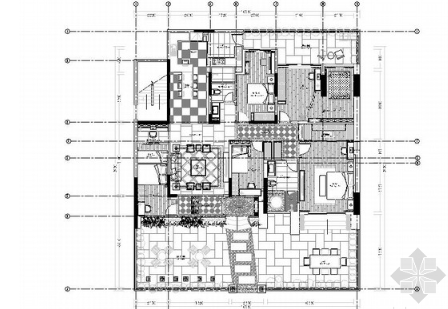 高级欧式美式风格六室两厅豪宅室内装修设计施工图