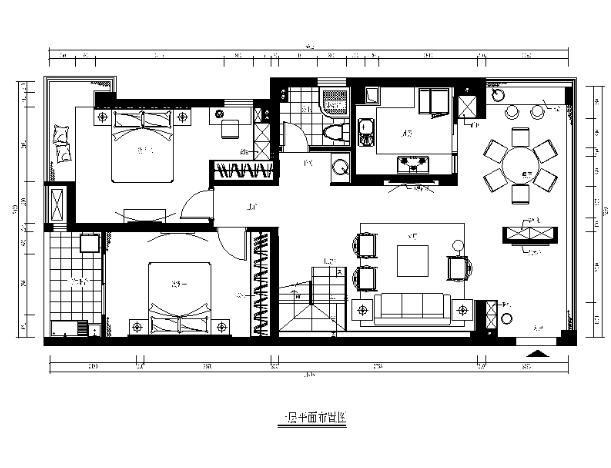 福建新中式风格风格商业别墅设计施工图（有效果图）