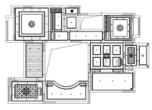 四川新古典风格住宅建筑景观设计施工图（附新效果图）