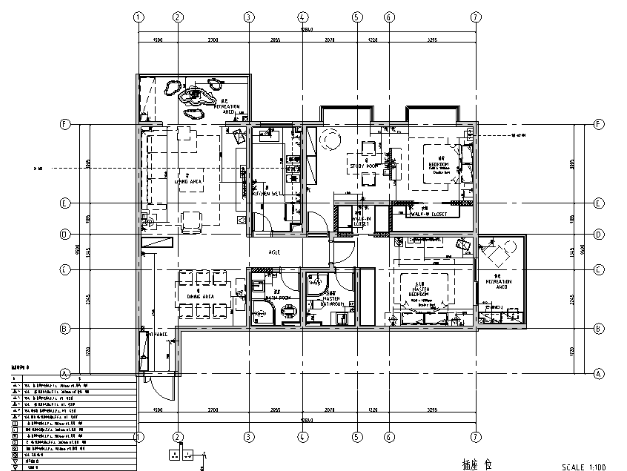 现代风简约风二居室住宅设计施工图（附效果图）