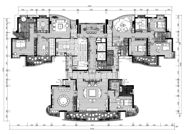 香港逸森建筑-梧桐山陈先生私人豪宅CAD施工图丨设计方