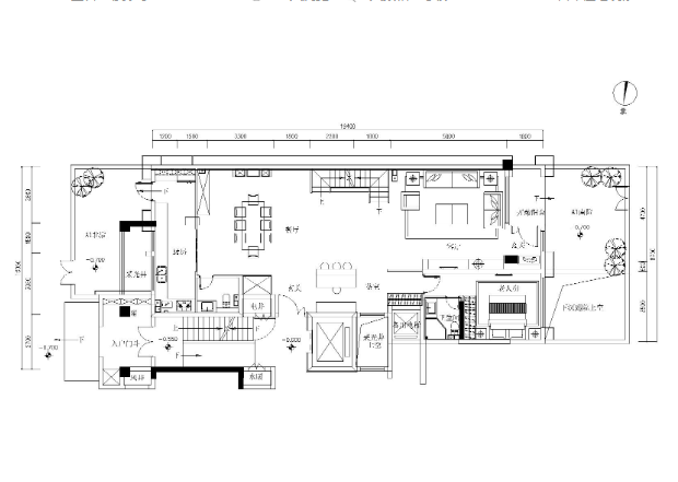 河南-郑州雅居乐255-A1户型商业别墅施工图