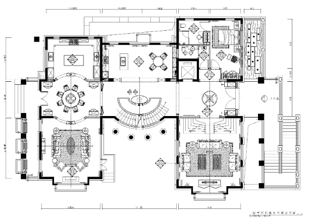 广东中山远洋城商业别墅建筑景观户型全套施工图