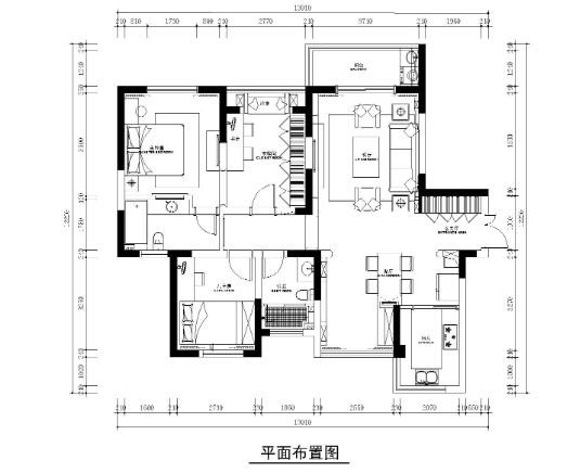 巫小伟设计-置地悦湖施工图+效果图