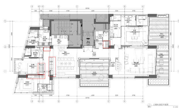 李玮珉三亚海棠湾四季公寓四居室样板间室内装修施工图