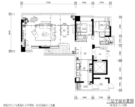 福建-福州蓝光雍锦园住宅施工图+实景