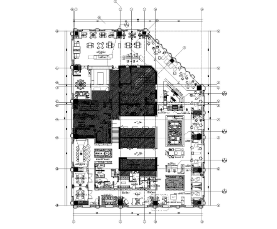 成都领地希尔顿嘉悦里酒店室内装修施工图