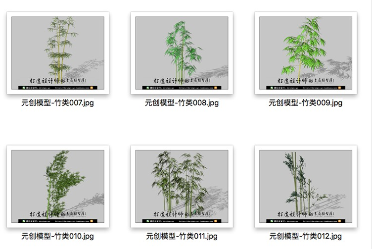 建筑景观SU场景模型草图-大师设计素材-模型3d模型组件素材库精品庭院植物