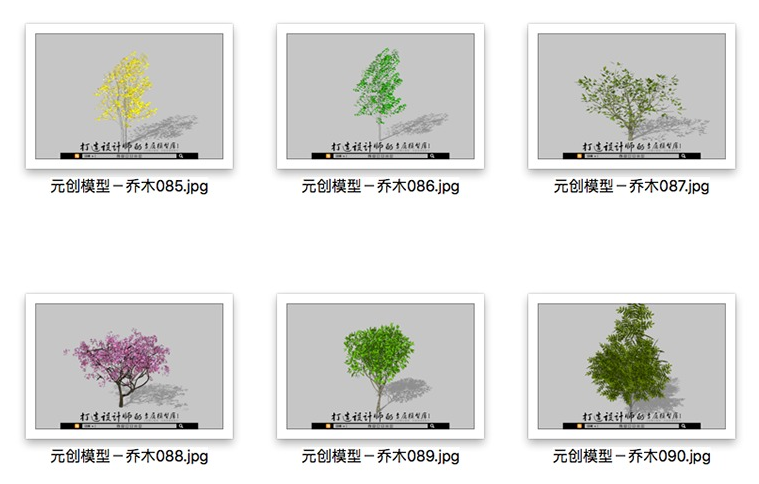 建筑景观SU场景模型草图-大师设计素材-模型3d模型组件素材库精品庭院植物